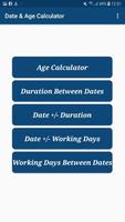 Age & Date Calculator ảnh chụp màn hình 1