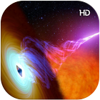 Black Hole Wallpaper 4K أيقونة