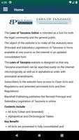 Laws of Tanzania capture d'écran 1