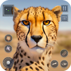 Cheetah Sim Wild Animal Games icône