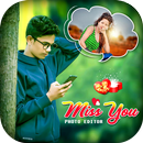 Miss You Photo Editor 2020 - Miss You Photo Frame APK