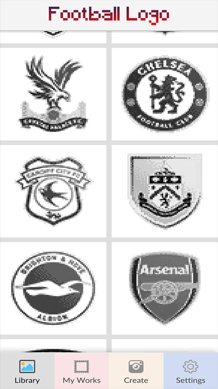 Footballs Team Logo Coloring by Number-Soccer Logo for Android ... Footballs Team Logo Coloring by Number-Soccer Logo for Android ...