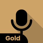 Voice Recorder & Voice Memo - GOLD icône