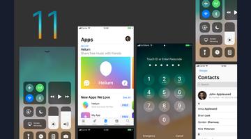iOs14 Launcher, Xs Max launcher & Control Center Poster