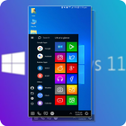 Windows 10 Pro, Windows 11 pro & desktop launcher icono
