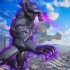 Flying Panther Superhero city icono