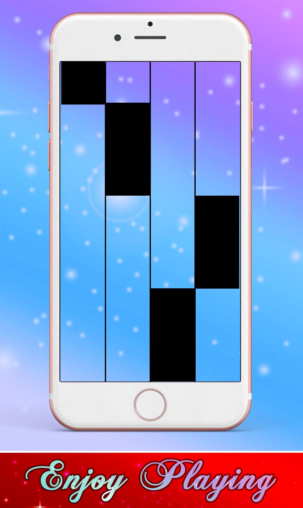 7 Rings Ariana Grande Piano Black Tiles For Android Apk