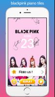 Black Pink Piano Tiles Affiche