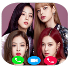 Black Pink call prank icon