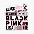 Black Pink Stickers & Photo Editor For Blink