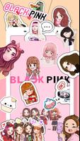 Black Pink Stickers & Photo Editor For Blink-poster