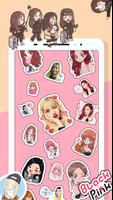 Black Pink Stickers & Photo Editor For Blink screenshot 1