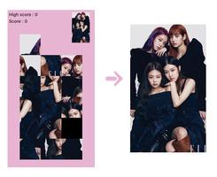 Black Pink Jigsaw Puzzles Game : Offline, Free poster