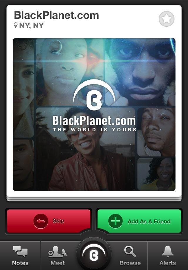 black planet dating app