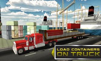 برنامه‌نما Cargo Container Delivery Truck عکس از صفحه