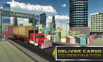 Cargo Container Delivery Truck syot layar 3