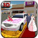 APK città sim auto sposa limousine