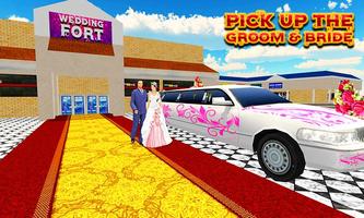 مدينة ليمو الزفاف محاكاة سيارة تصوير الشاشة 3