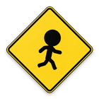 Jaywalking Stickman 아이콘