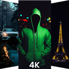 Black Dark Wallpapers Full HD 4K 2021 - Dark Black icône