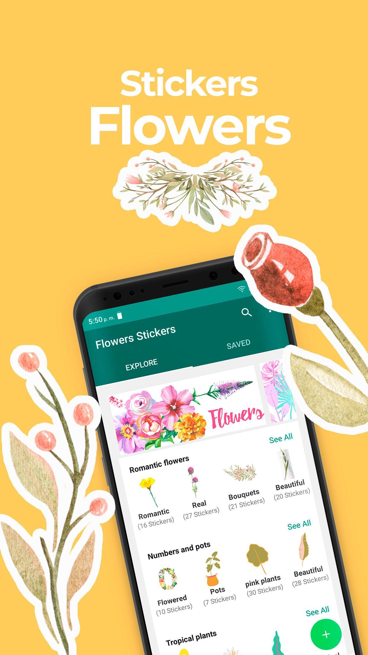 WAStickerApps Flowers for WhatsApp 2020 for Android - APK ...