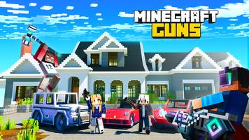 Gun Mod for Minecraft PE plakat