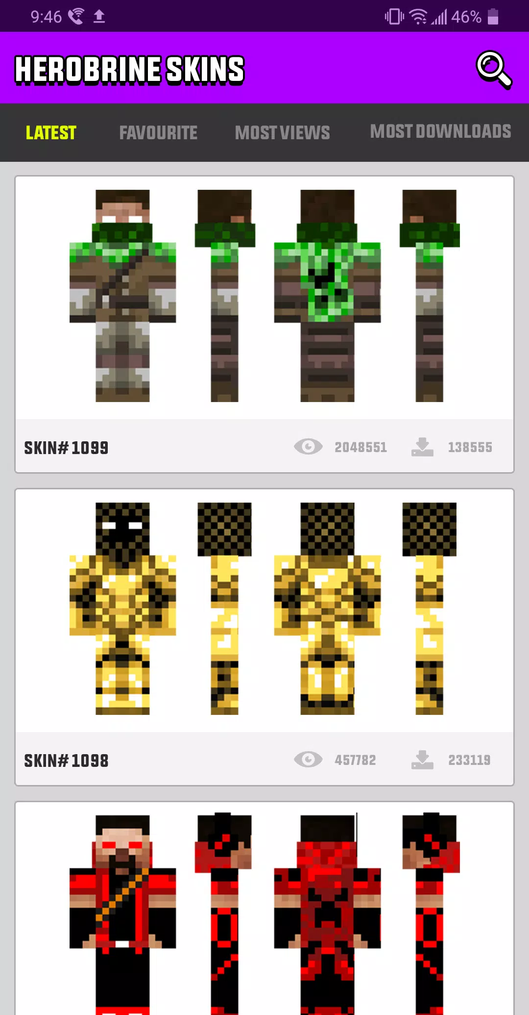 Herobrine Skins APK for Android Download