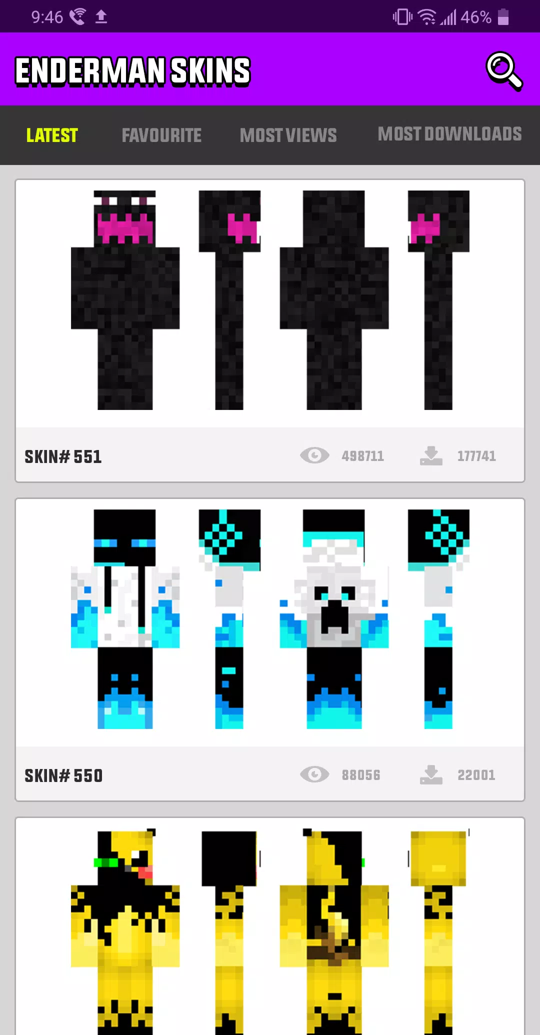 ice enderman Minecraft skin