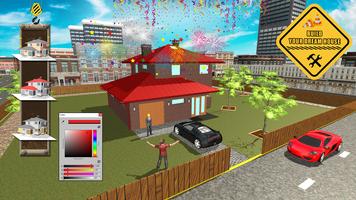 Mega Home Construction City Builder House Games تصوير الشاشة 1