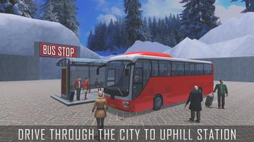 Tourist Coach Bus Uphill Drivi Ekran Görüntüsü 1