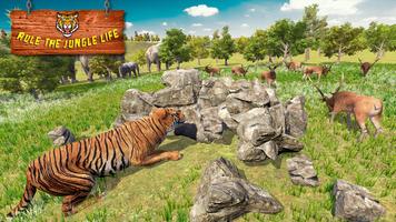 Ultimate Tiger Family Wild Animal Simulator Games ảnh chụp màn hình 3