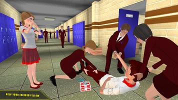 High School Girl Simulator 2018 Happy Family Games تصوير الشاشة 1