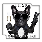 Pug Keyboard Lock Screen Zeichen