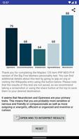 Psychological Big Five Personality Assessment Test capture d'écran 2