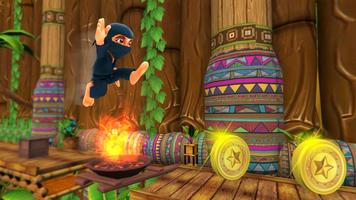 Stickman Ninja Kid Jungle screenshot 1