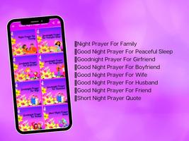 Good Night Prayer Quote plakat