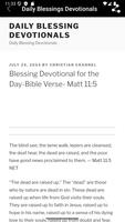 Daily Blessings Devotionals ภาพหน้าจอ 3
