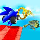 Blue hedgehog Racer Dash icône