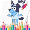 Coloring book bluey‏ APK