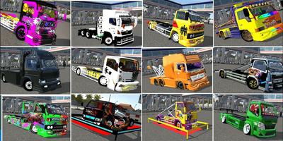 Mod Truk Herex Racing Bussid پوسٹر
