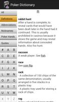 Poker Dictionary capture d'écran 1