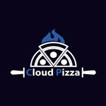 Cloud pizza icon