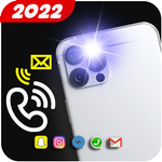 flash on call: sms flash alert icon