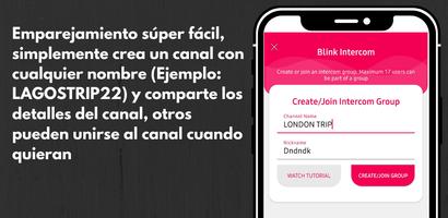 Aplicación BlinkTalk Intercom Poster