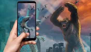 Godzilla Monster Kong Walls ảnh chụp màn hình 3
