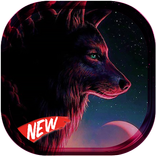 Galaxy Wolf Wallpaper 4K