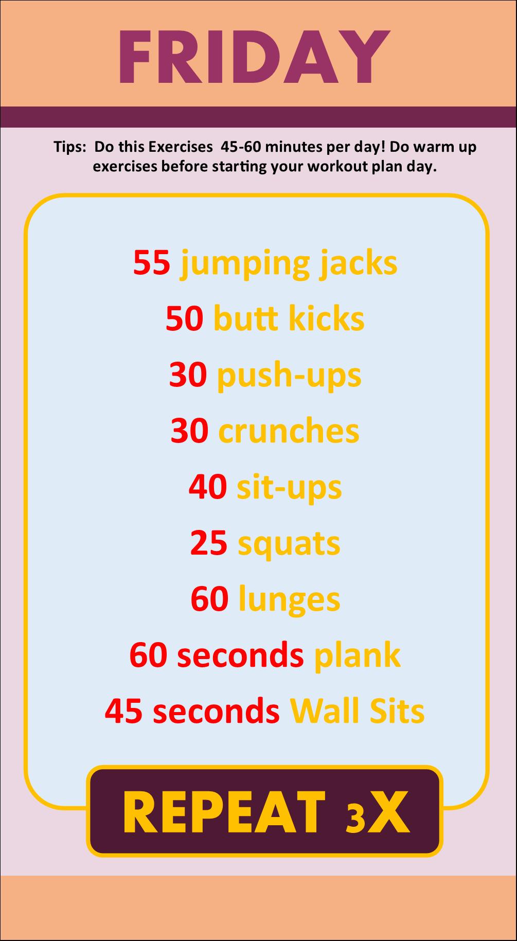 5 Days Easy Home Workout For Android Apk Download