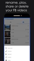 FB Video Downloader تصوير الشاشة 3