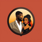 Black Dating: Singles Meet App icône