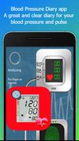 Blood Pressure Diary app Affiche